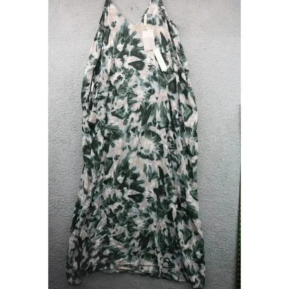 Love Stitch Long Maxi Olive Dress Adair-Pockets-S/M-New w/Tags-Tye Dye - Picture 2 of 11